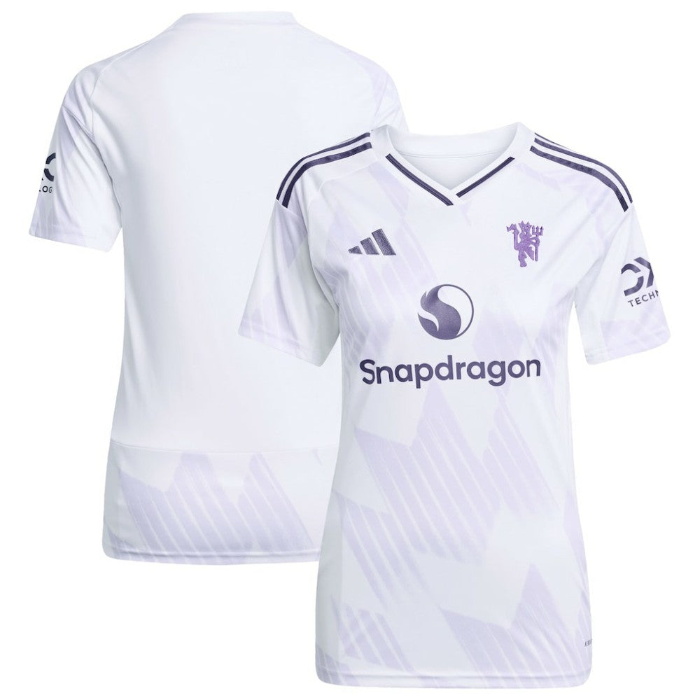 Adidas - Manchester United Women's 2025/26 Away Replica Jersey - White