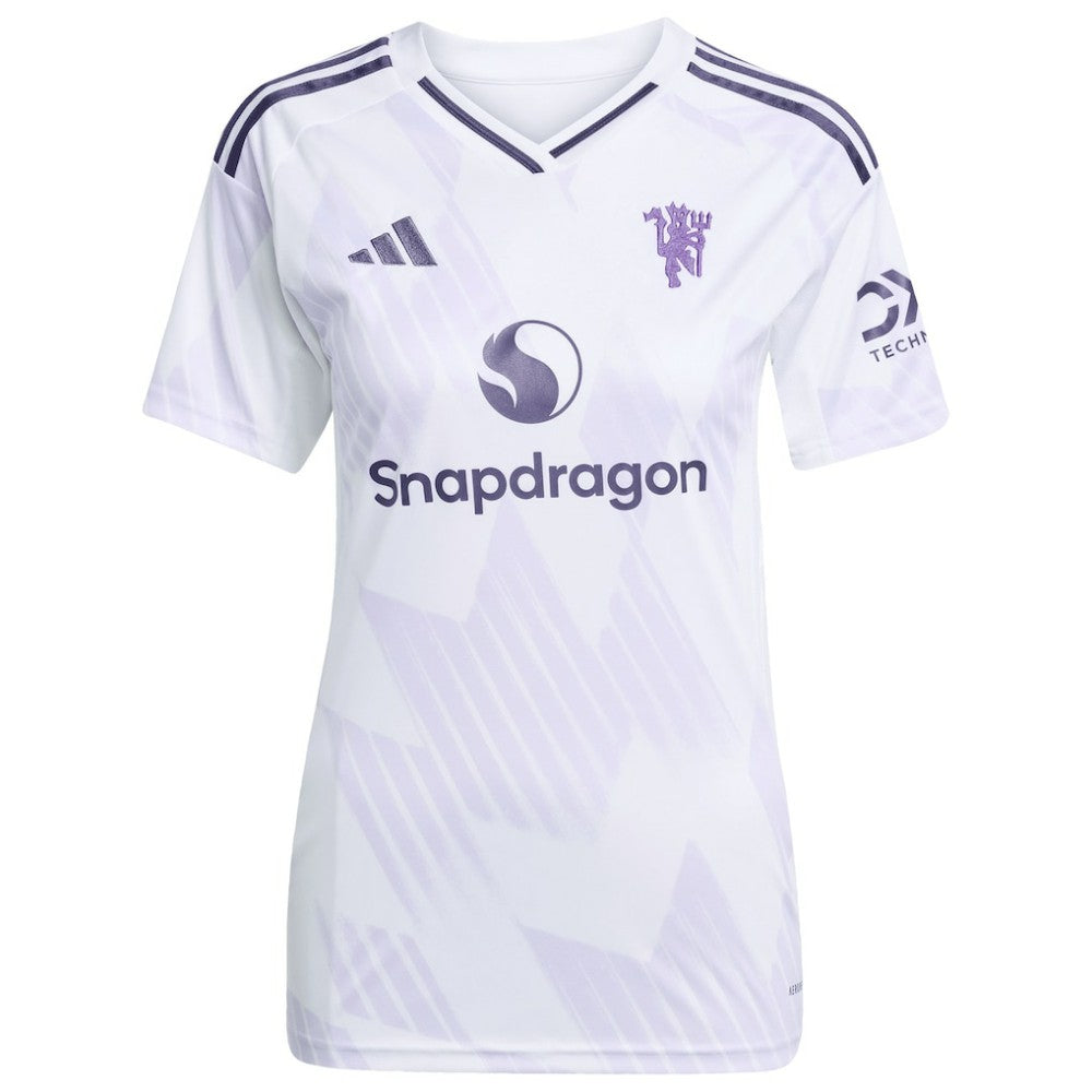 Adidas - Manchester United Women's 2025/26 Away Replica Jersey - White