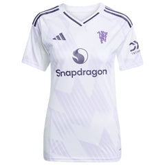 Adidas - Manchester United Women's 2025/26 Away Replica Jersey - White