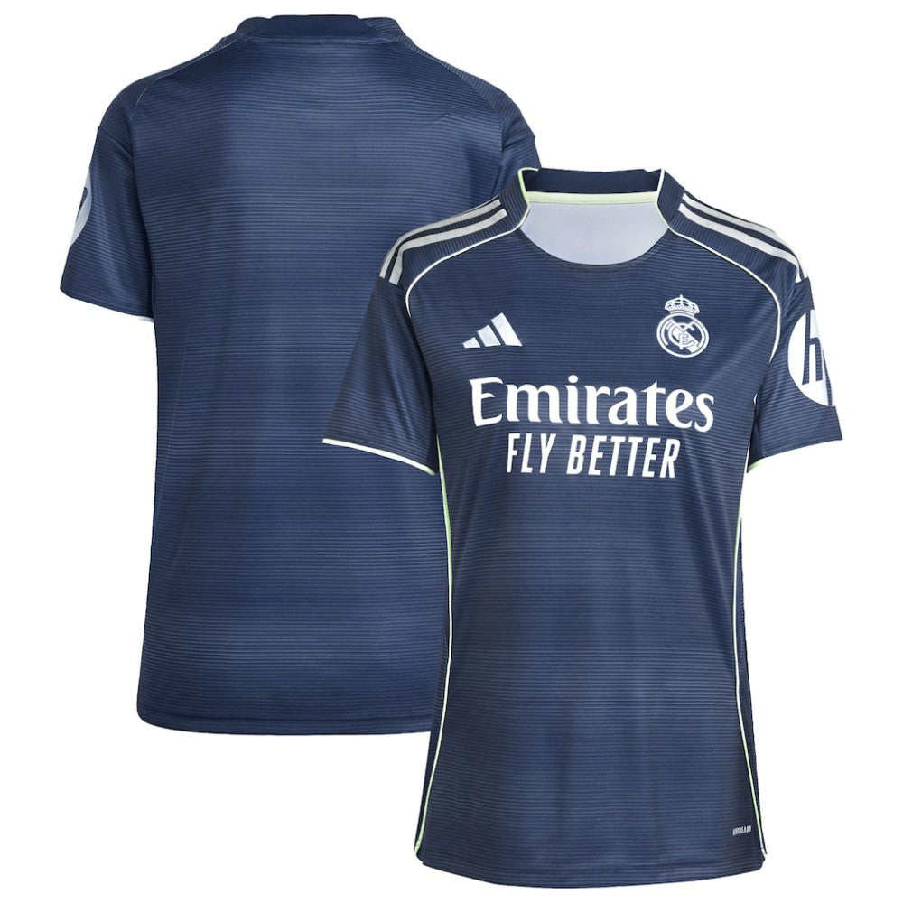 Adidas - Real Madrid Women's 2025/26 Away Replica Jersey - Blue