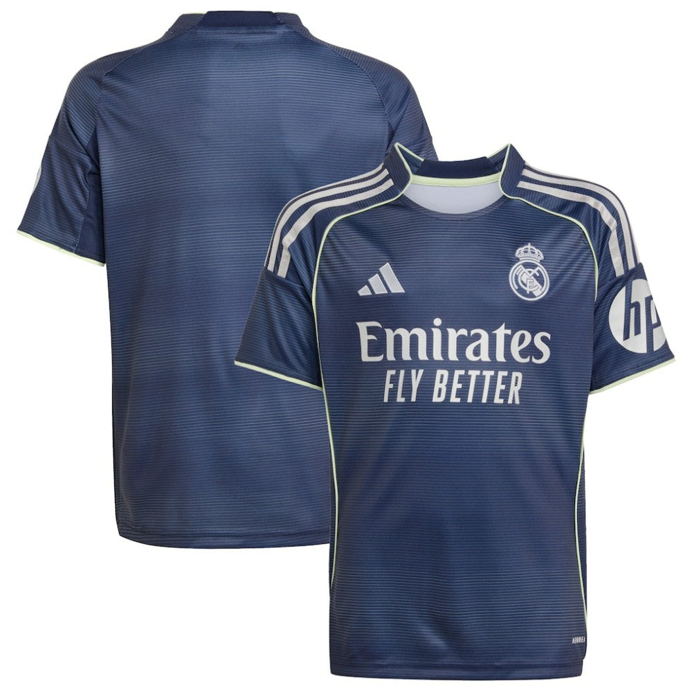 Adidas - Real Madrid Youth 2025/26 Away Replica Jersey - Blue