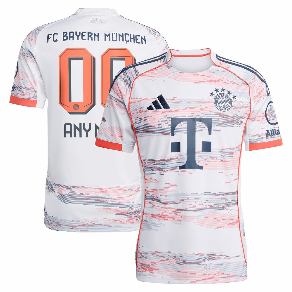 Adidas - Bayern Munich 2025/26 Away Replica Custom Jersey - White