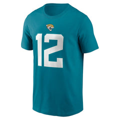 Travis Hunter Jacksonville Jaguars Name & Number T-Shirt - Teal - Nike