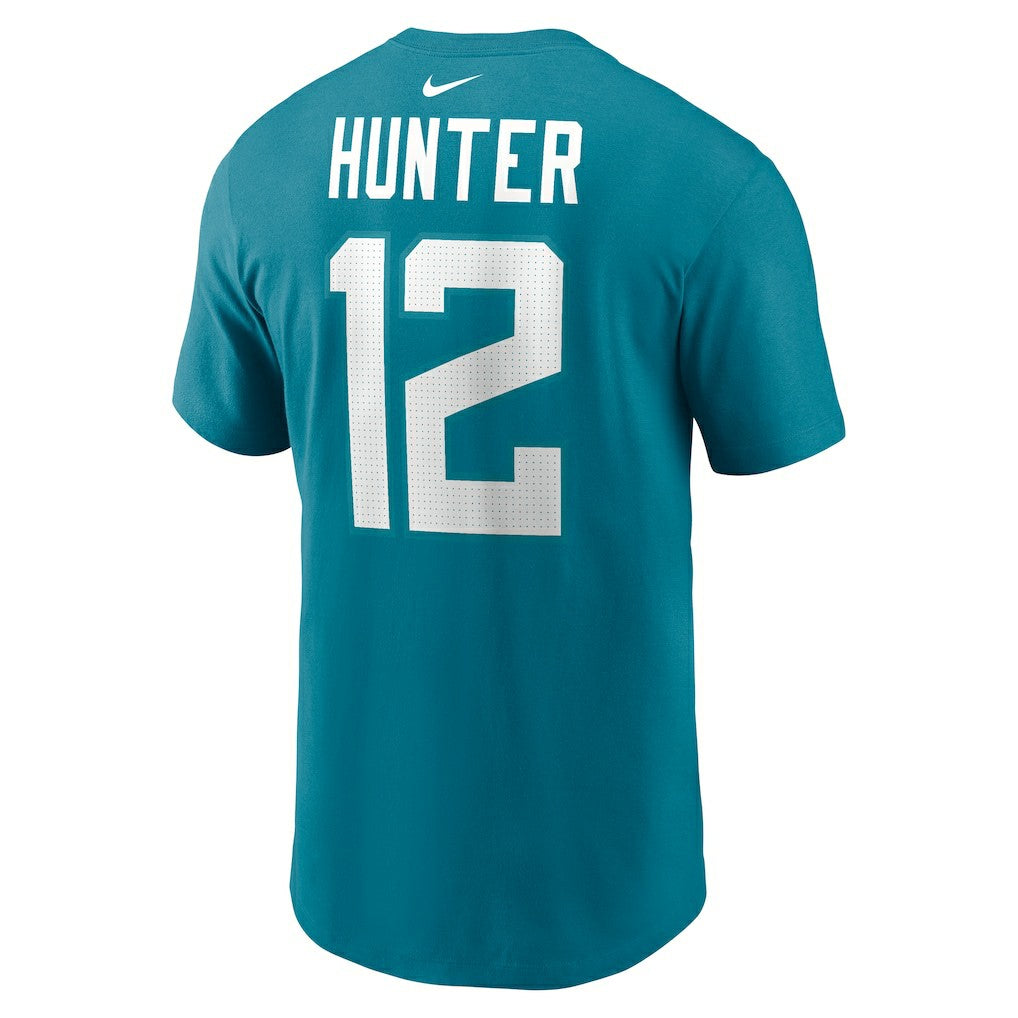 Travis Hunter Jacksonville Jaguars Name & Number T-Shirt - Teal - Nike