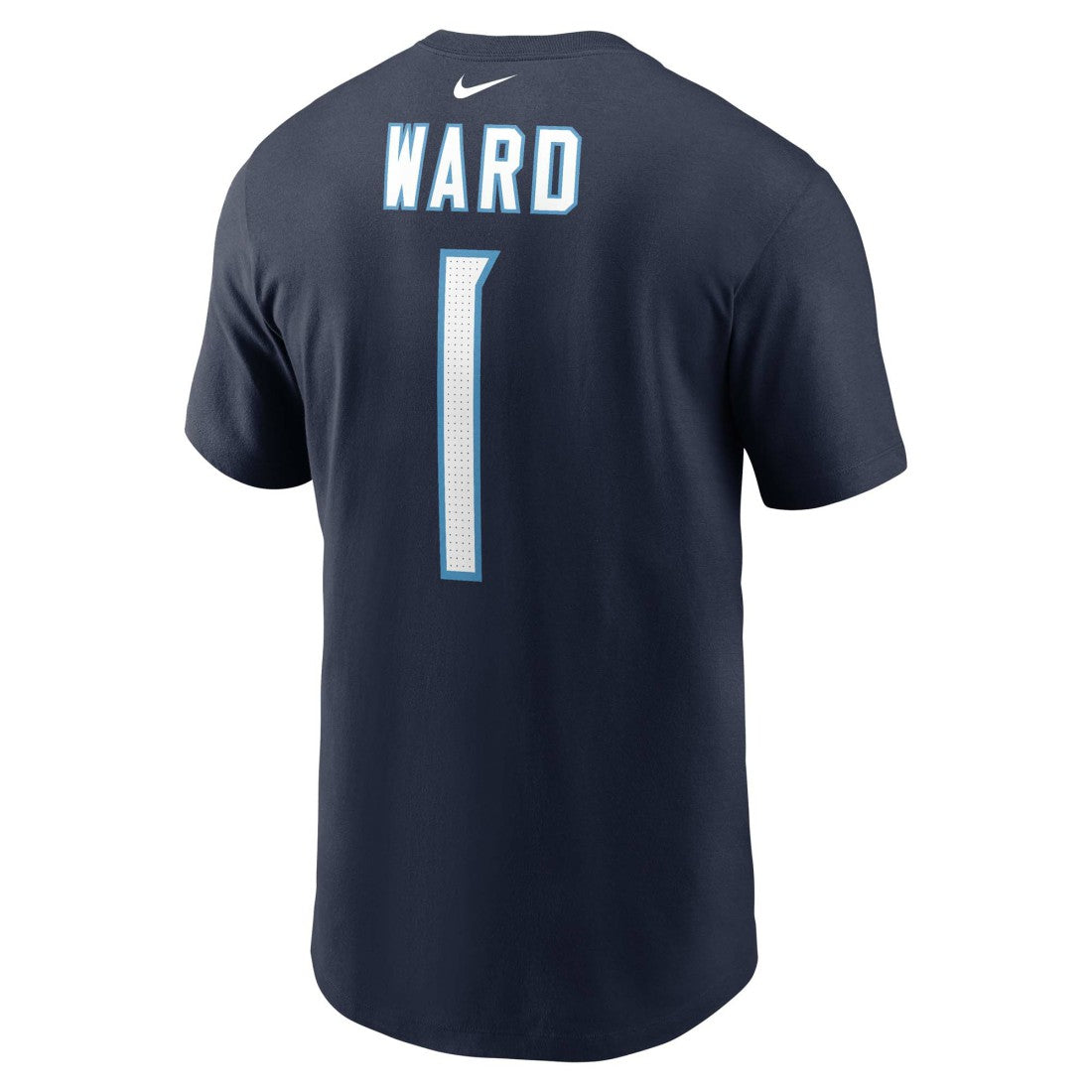 Cameron Ward Tennessee Titans Name & Number T-Shirt - Navy - Nike