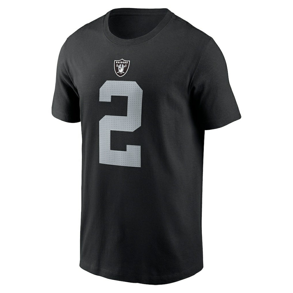 Ashton Jeanty Las Vegas Raiders Name & Number T-Shirt - Black - Nike