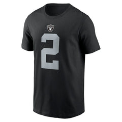 Ashton Jeanty Las Vegas Raiders Name & Number T-Shirt - Black - Nike