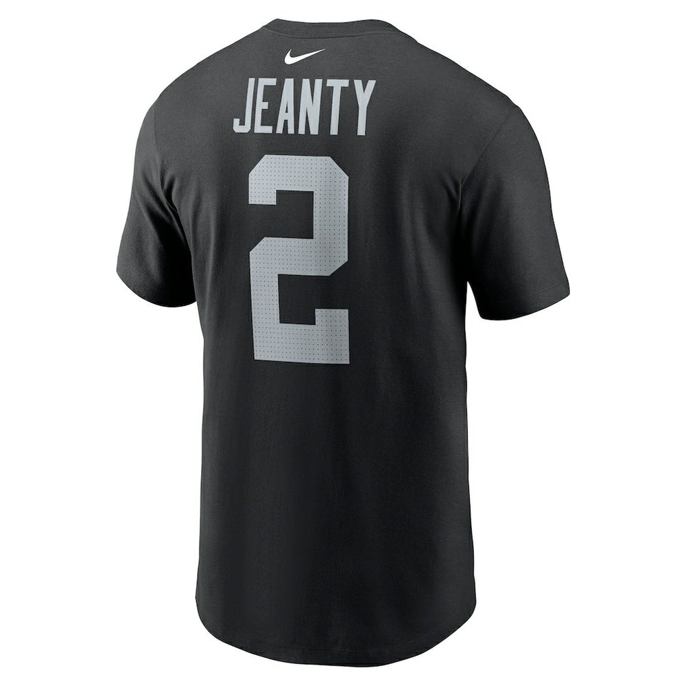 Ashton Jeanty Las Vegas Raiders Name & Number T-Shirt - Black - Nike