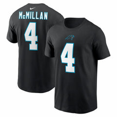 Tetairoa McMillan Carolina Panthers Name & Number T-Shirt - Black - Nike