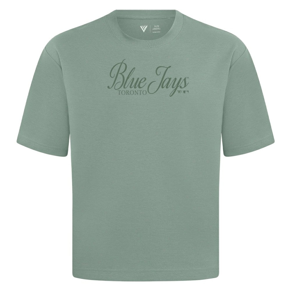 Toronto Blue Jays Levelwear Ethereal Oversized Luxe Signature Knit T-Shirt Near Me
