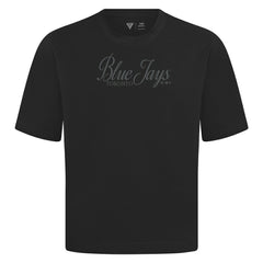 Toronto Blue Jays Levelwear Ethereal Oversized Luxe Signature Knit T-Shirt Discount