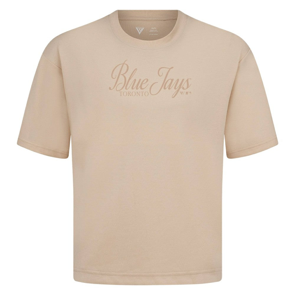 Toronto Blue Jays Levelwear Ethereal Oversized Luxe Signature Knit T-Shirt Online