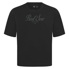 Boston Red Sox Levelwear Ethereal Oversized Luxe Signature Knit T-Shirt for sale