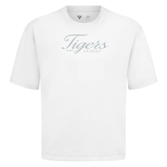 Detroit Tigers Levelwear Ethereal Oversized Luxe Signature Knit T-Shirt Near Me