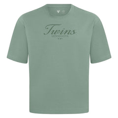 Minnesota Twins Levelwear Ethereal Oversized Luxe Signature Knit T-Shirt Discount
