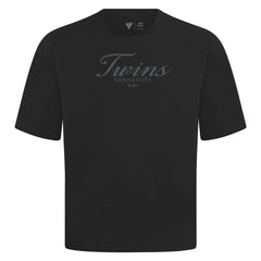 Minnesota Twins Levelwear Ethereal Oversized Luxe Signature Knit T-Shirt for sale
