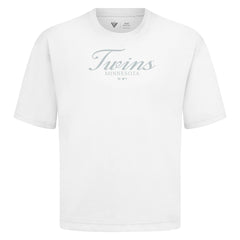 Minnesota Twins Levelwear Ethereal Oversized Luxe Signature Knit T-Shirt Outlet