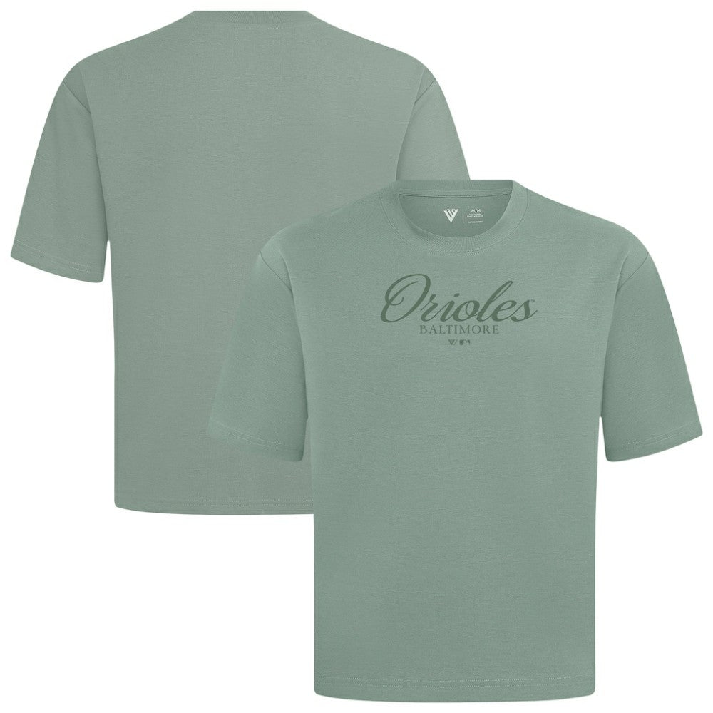 Baltimore Orioles Levelwear Ethereal Oversized Luxe Signature Knit T-Shirt Discount