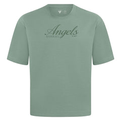 Los Angeles Angels Levelwear Ethereal Oversized Luxe Signature Knit T-Shirt for sale