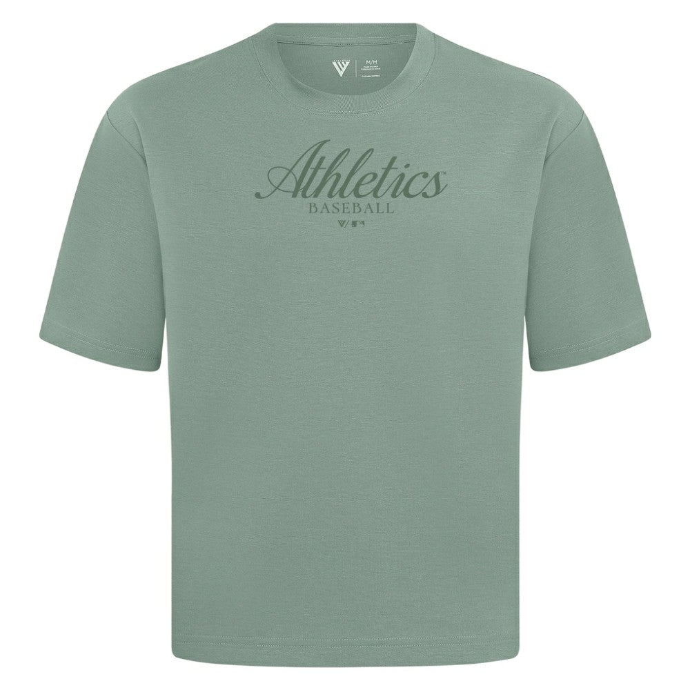 Athletics Levelwear Ethereal Oversized Luxe Signature Knit T-Shirt Outlet