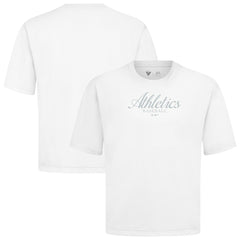 Athletics Levelwear Ethereal Oversized Luxe Signature Knit T-Shirt for sale