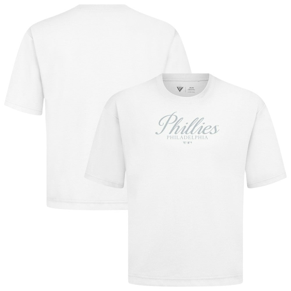 Philadelphia Phillies Levelwear Ethereal Oversized Luxe Signature Knit T-Shirt Online