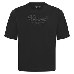 Washington Nationals Levelwear Ethereal Oversized Luxe Signature Knit T-Shirt Discount