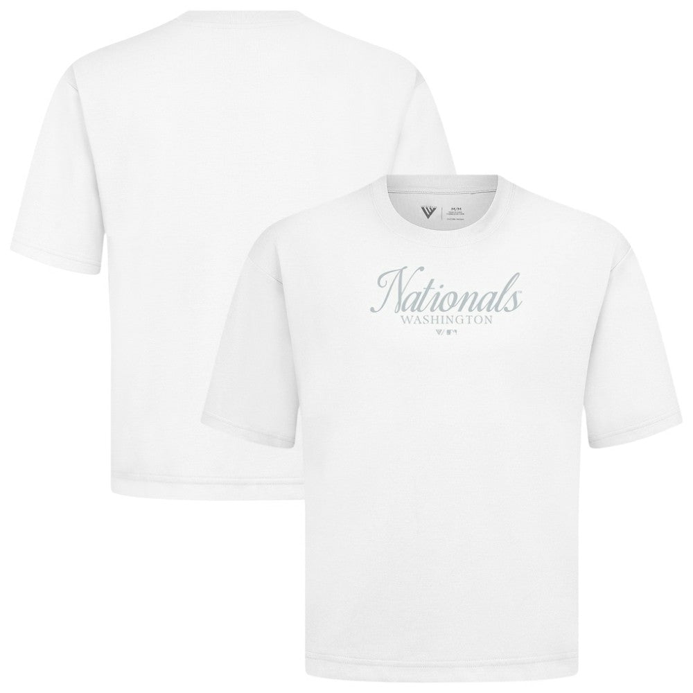 Washington Nationals Levelwear Ethereal Oversized Luxe Signature Knit T-Shirt Discount