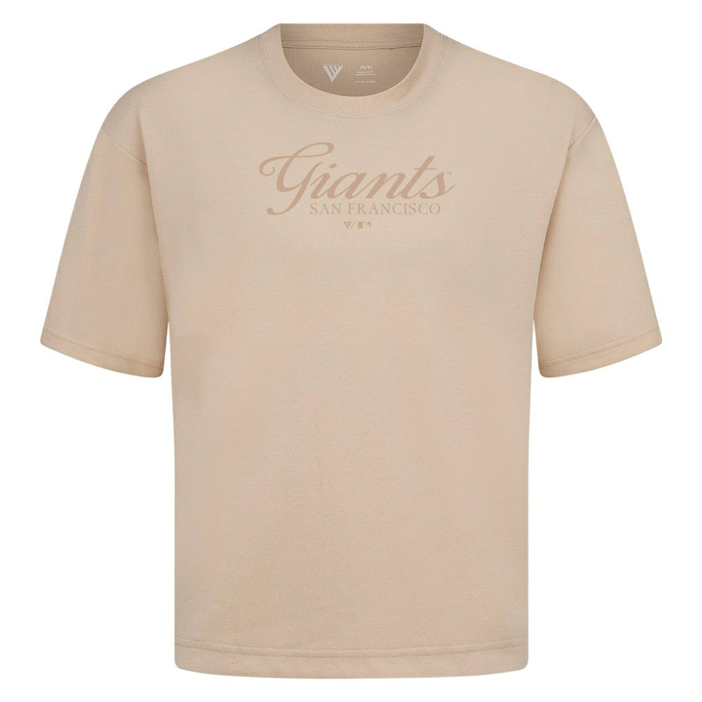 San Francisco Giants Levelwear Ethereal Oversized Luxe Signature Knit T-Shirt Outlet