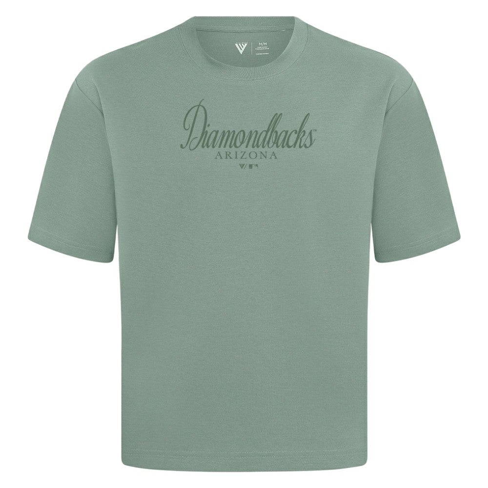 Arizona Diamondbacks Levelwear Ethereal Oversized Luxe Signature Knit T-Shirt for sale