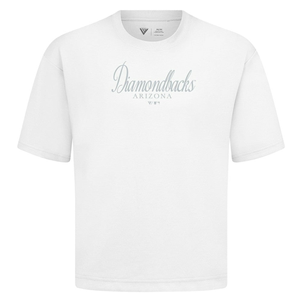 Arizona Diamondbacks Levelwear Ethereal Oversized Luxe Signature Knit T-Shirt Sale