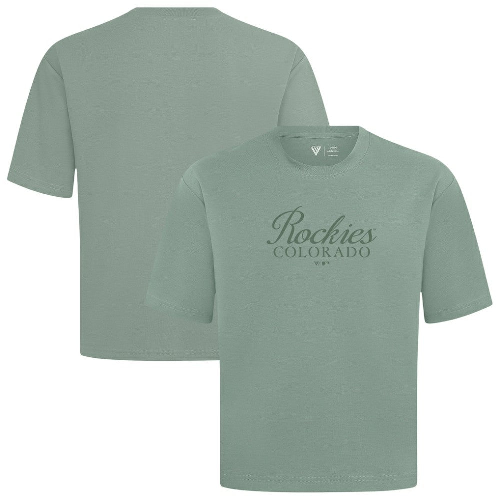 Colorado Rockies Levelwear Ethereal Oversized Luxe Signature Knit T-Shirt Online