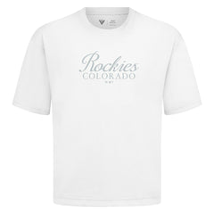 Colorado Rockies Levelwear Ethereal Oversized Luxe Signature Knit T-Shirt Near Me