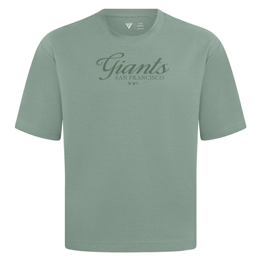 San Francisco Giants Levelwear Ethereal Oversized Luxe Signature Knit T-Shirt Outlet
