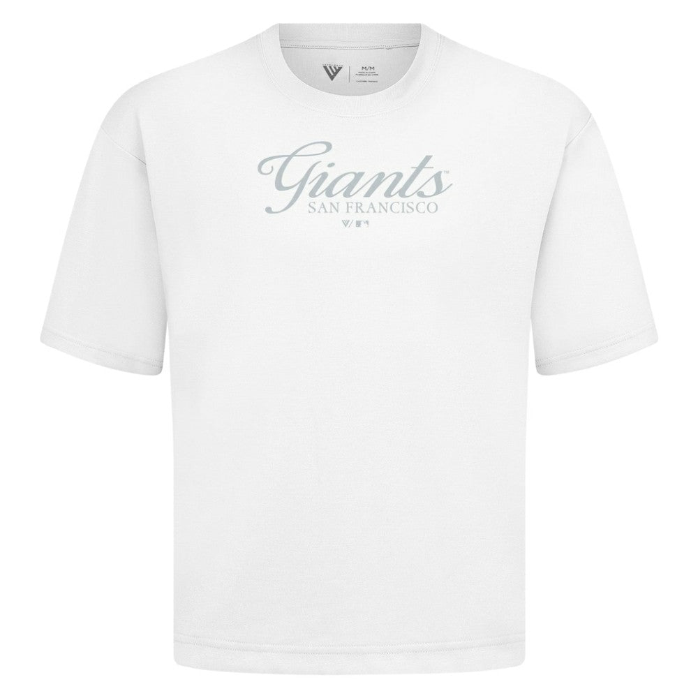 San Francisco Giants Levelwear Ethereal Oversized Luxe Signature Knit T-Shirt for sale