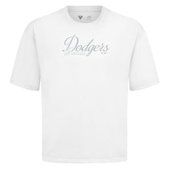 Los Angeles Dodgers Levelwear Ethereal Oversized Luxe Signature Knit T-Shirt Sale