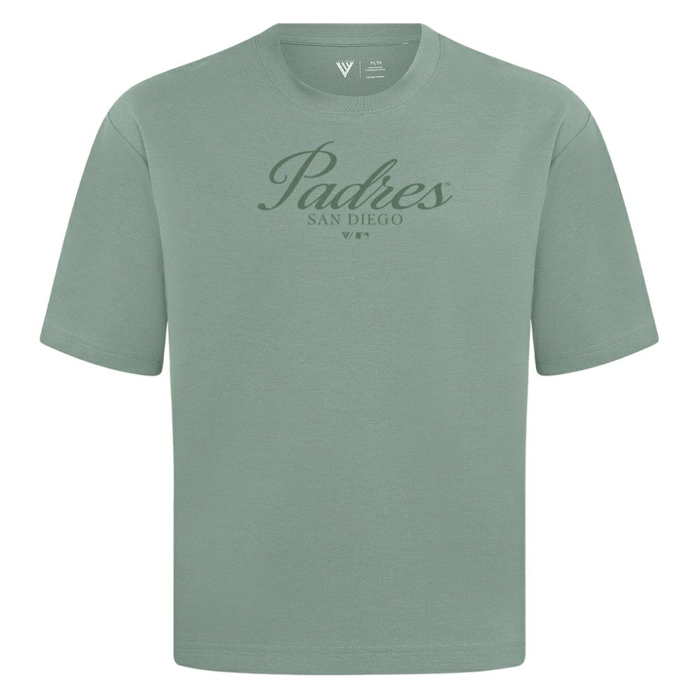 San Diego Padres Levelwear Ethereal Oversized Luxe Signature Knit T-Shirt Discount