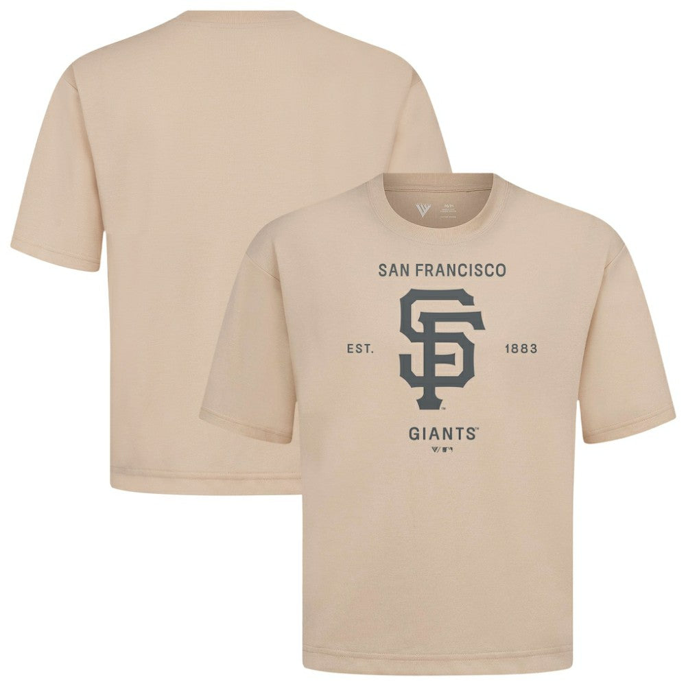 San Francisco Giants Levelwear Crossway Oversized Luxe Signature Knit T-Shirt Near Me