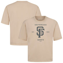 San Francisco Giants Levelwear Crossway Oversized Luxe Signature Knit T-Shirt Near Me