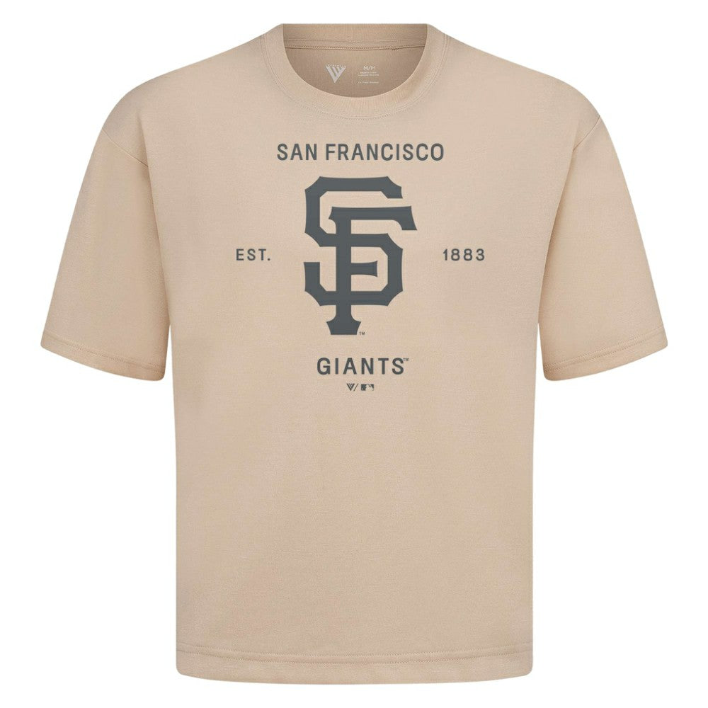 San Francisco Giants Levelwear Crossway Oversized Luxe Signature Knit T-Shirt Near Me