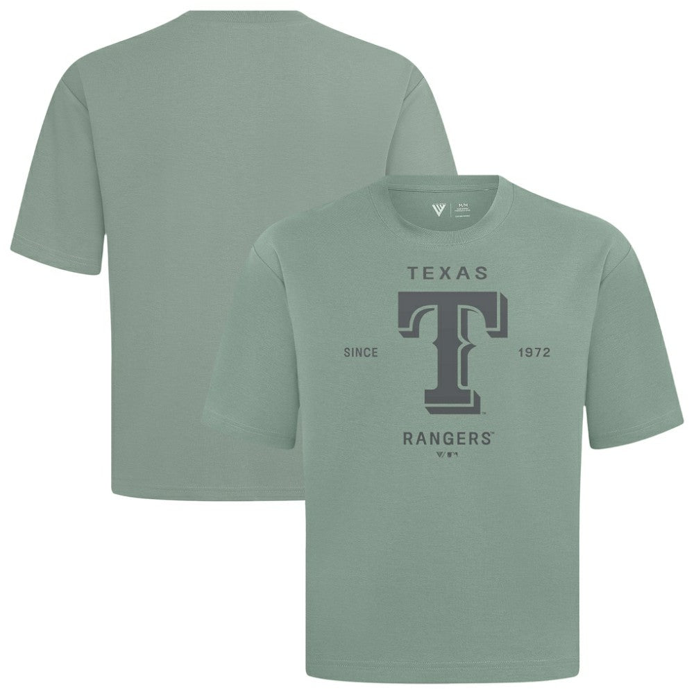 Texas Rangers Levelwear Crossway Oversized Luxe Signature Knit T-Shirt Near Me