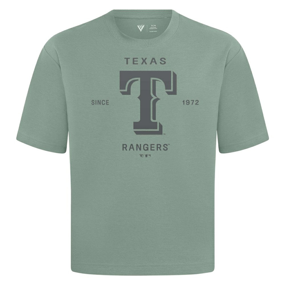 Texas Rangers Levelwear Crossway Oversized Luxe Signature Knit T-Shirt Near Me