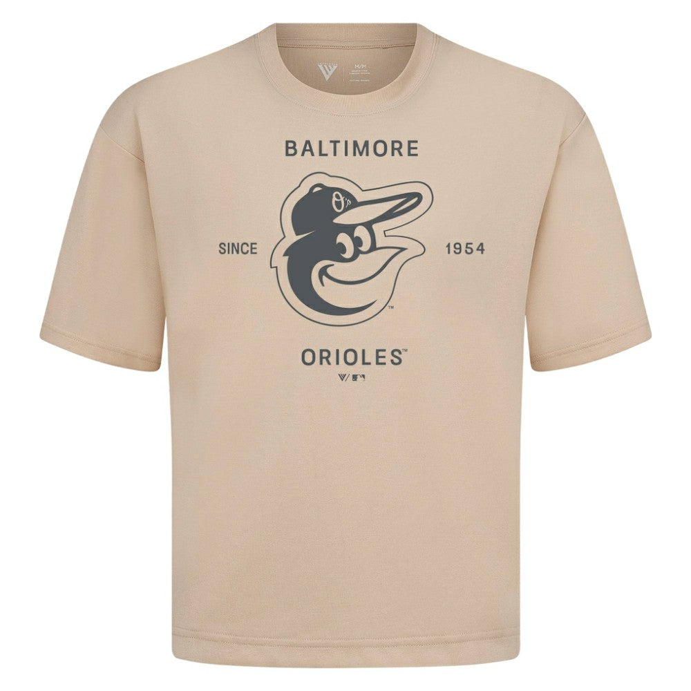 Baltimore Orioles Levelwear Crossway Oversized Luxe Signature Knit T-Shirt Online