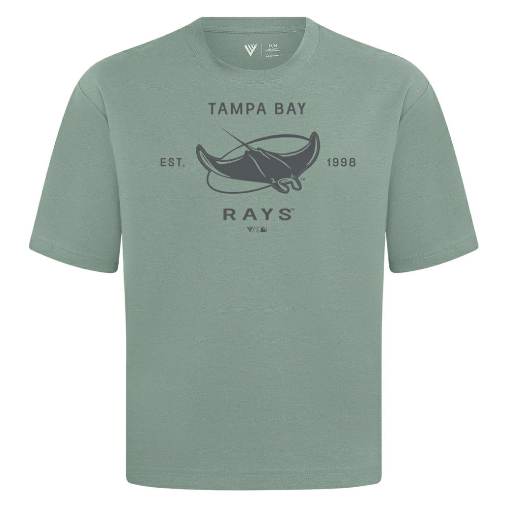 Tampa Bay Rays Levelwear Crossway Oversized Luxe Signature Knit T-Shirt Near Me