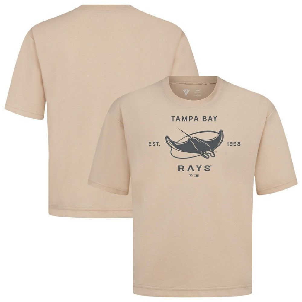 Tampa Bay Rays Levelwear Crossway Oversized Luxe Signature Knit T-Shirt Outlet