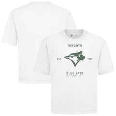 Toronto Blue Jays Levelwear Crossway Oversized Luxe Signature Knit T-Shirt Sale