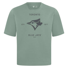 Toronto Blue Jays Levelwear Crossway Oversized Luxe Signature Knit T-Shirt Near Me