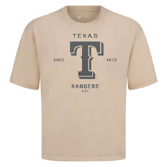Texas Rangers Levelwear Crossway Oversized Luxe Signature Knit T-Shirt Outlet