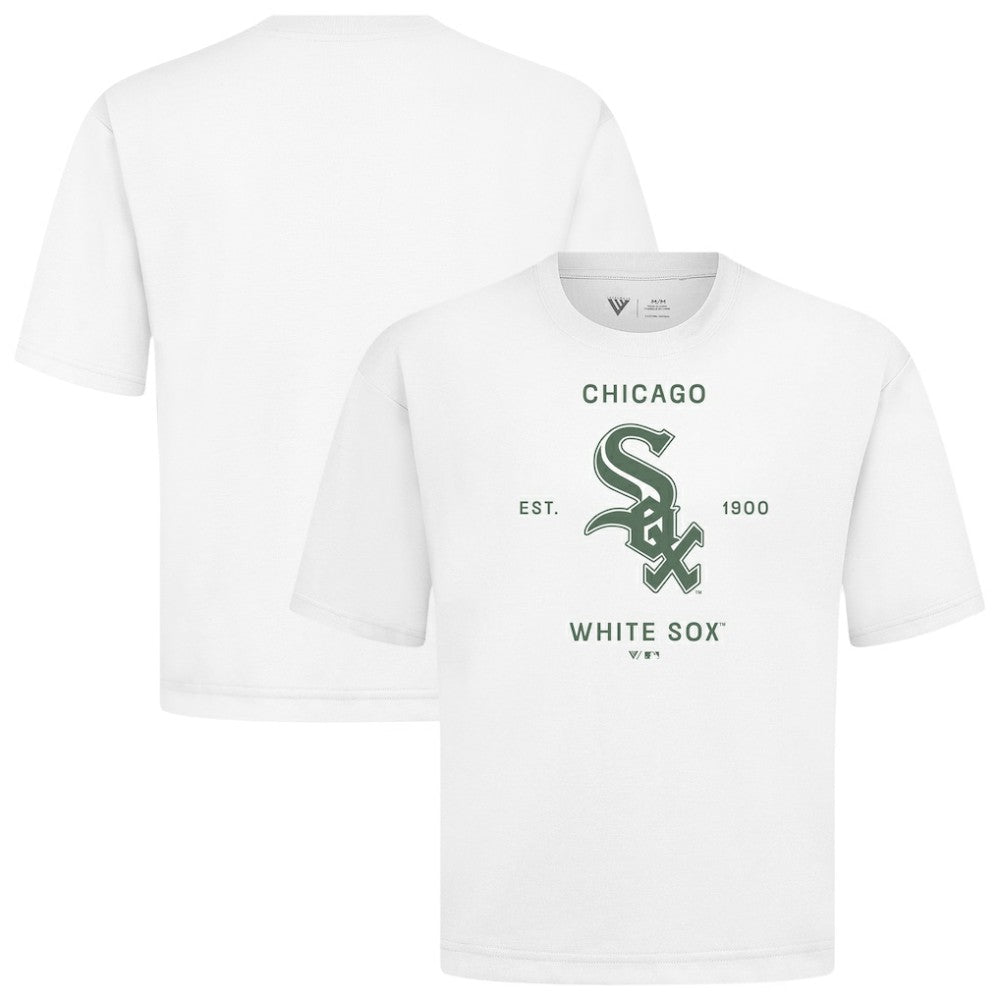 Chicago White Sox Levelwear Crossway Oversized Luxe Signature Knit T-Shirt Outlet