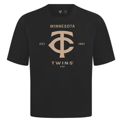 Minnesota Twins Levelwear Crossway Oversized Luxe Signature Knit T-Shirt Outlet